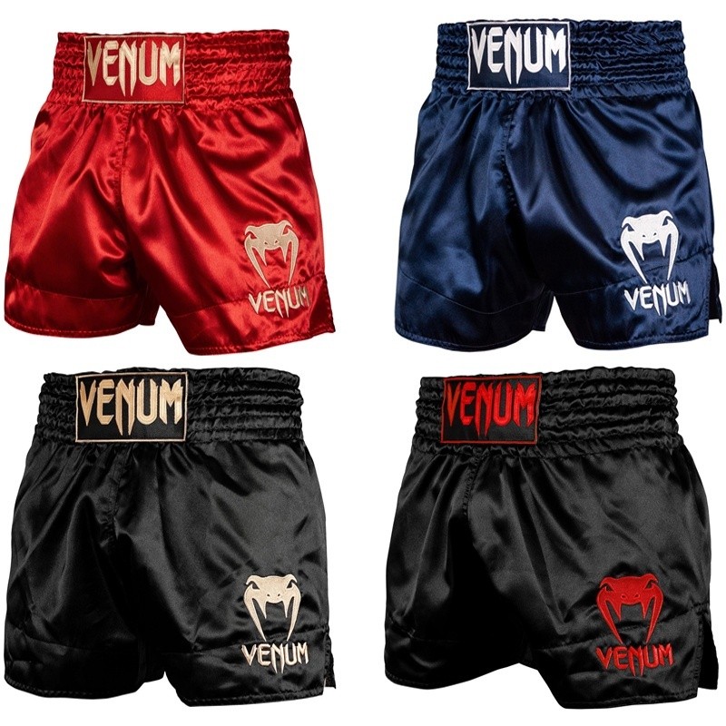 กางเกงขาสั้นมวยไทยสไตล์ใหม่ + ผู้ชายผู้หญิงต่อสู้กางเกงชกมวย Sanda + MMA ครอบคลุมการต่อสู้การแข่งขันกางเกงขาสั้น + กีฬาฟิตเนสการฝึกอบรมกางเ