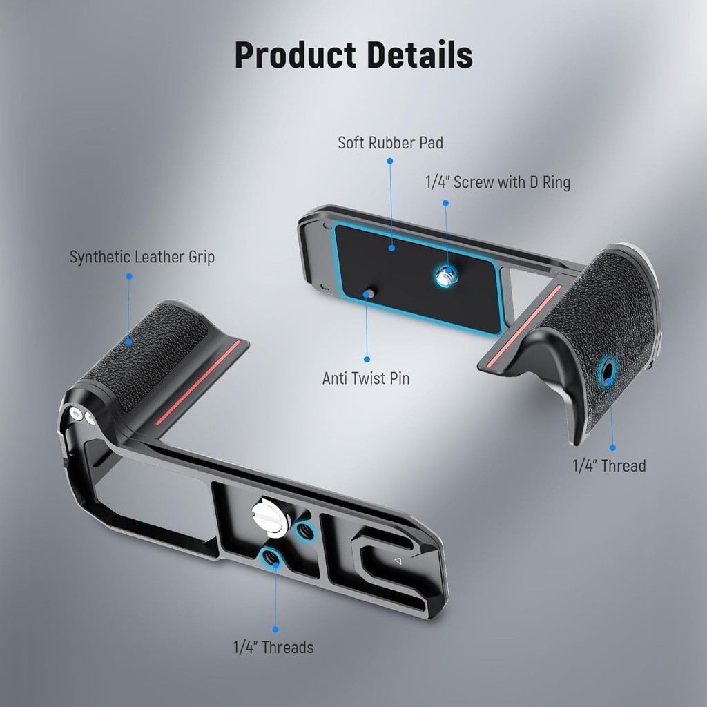 Neewer CA073 Slim Formfitting L Shape Grip กล้อง Baseplate สําหรับ Nikon Zf - รูปที่ 5