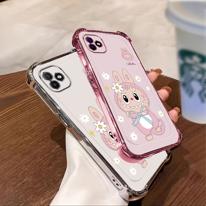 เคส Samsung A06 A05 A04 A04E F04 M04 เคสโทรศัพท์ซิลิโคนป้องกันสี่มุม HDTZ