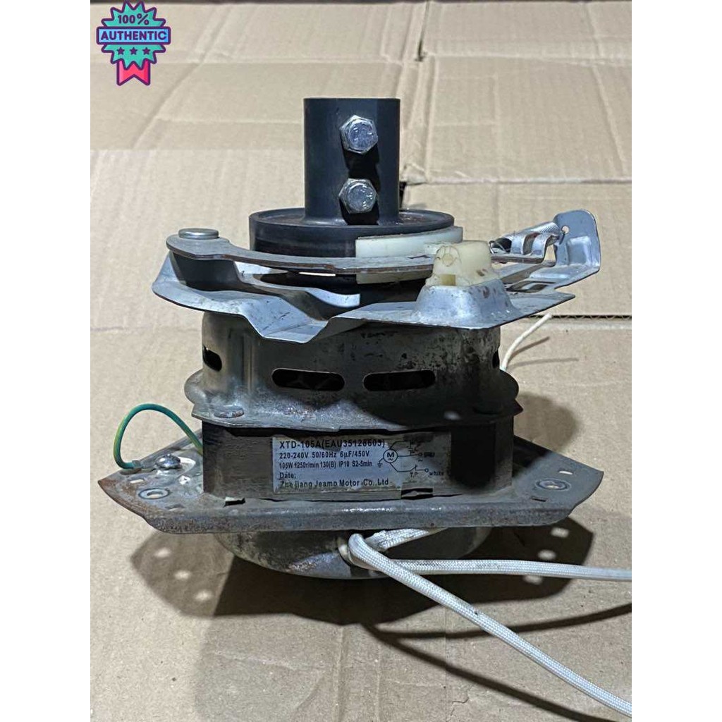มอเตอร์เครื่องซักผ้า ถังปั่นแห้งXTD-105A 220-240V แท้มือสอง สภาพสวย