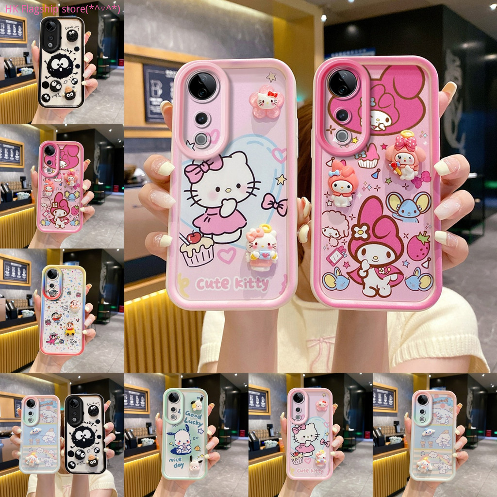 ปลอก-การ์ตูนตุ๊กตาการ์ตูนของเล่น vivo V40 vivo V40 pro การ์ตูน TPUSoft ซิลิโคนเคสโทรศัพท์ XXGZ22