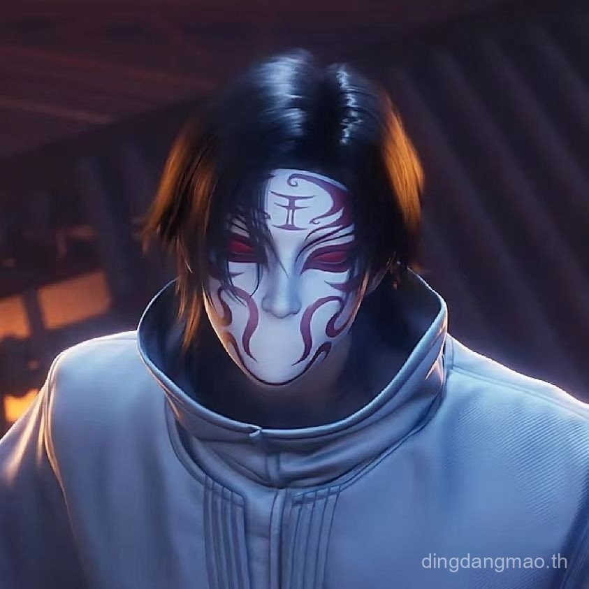 King Face Mask ทีม COS Moon Ghost Vortex Rose Mask สามารถสวมใส่ดู Moon Ghost Mask