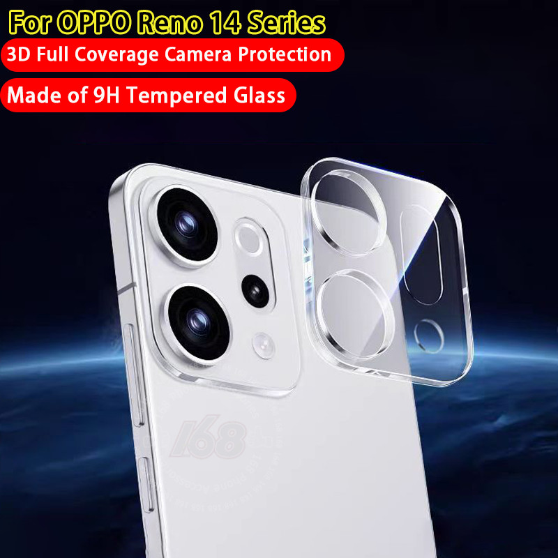 ฟิล์มกล้อง OPPO Reno 14 14F 15 15F 16 16F OPPO Reno 14 15 16 Pro Max 5G ฟิล์มป้องกันกล้องเลนส์กระจกนิรภัยครอบคลุมกล้องป้องกันด้านหลังป้องกันเลนส์