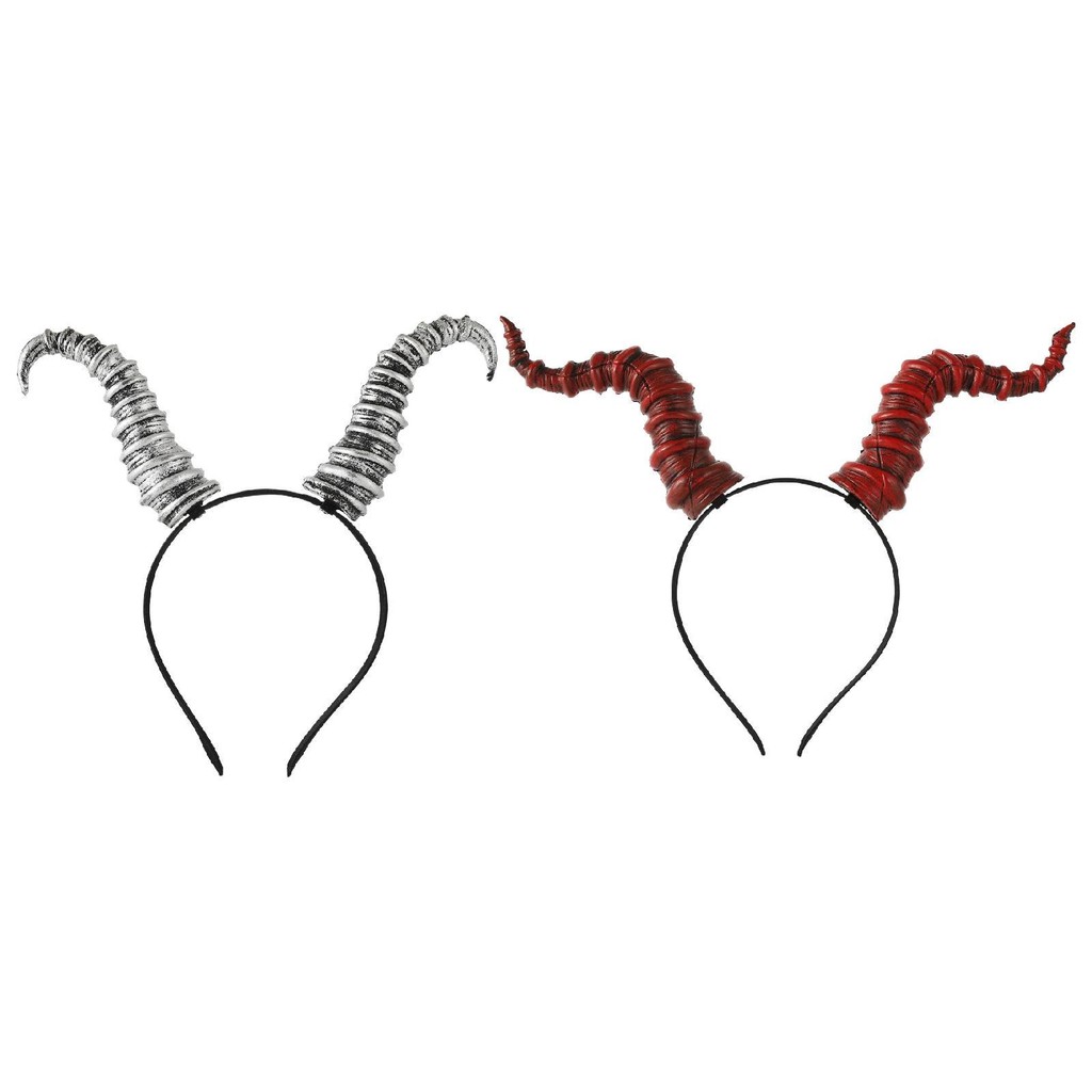 Devil Horns Headband สำหรับชุดแฟนซีฮาโลวีน