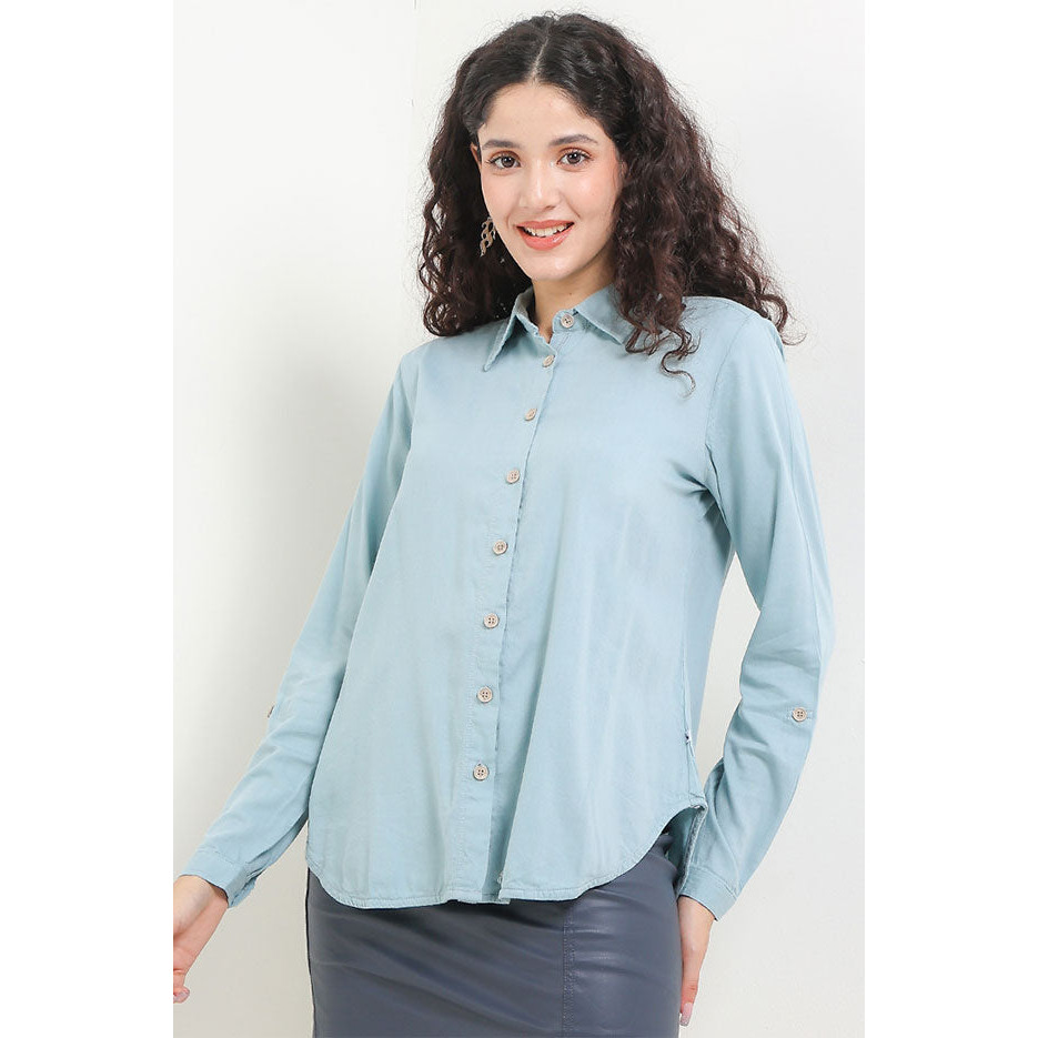 KEMEJA Cardinal เสื้อเชิ้ตทรงหลวมผู้หญิง G1359J02F