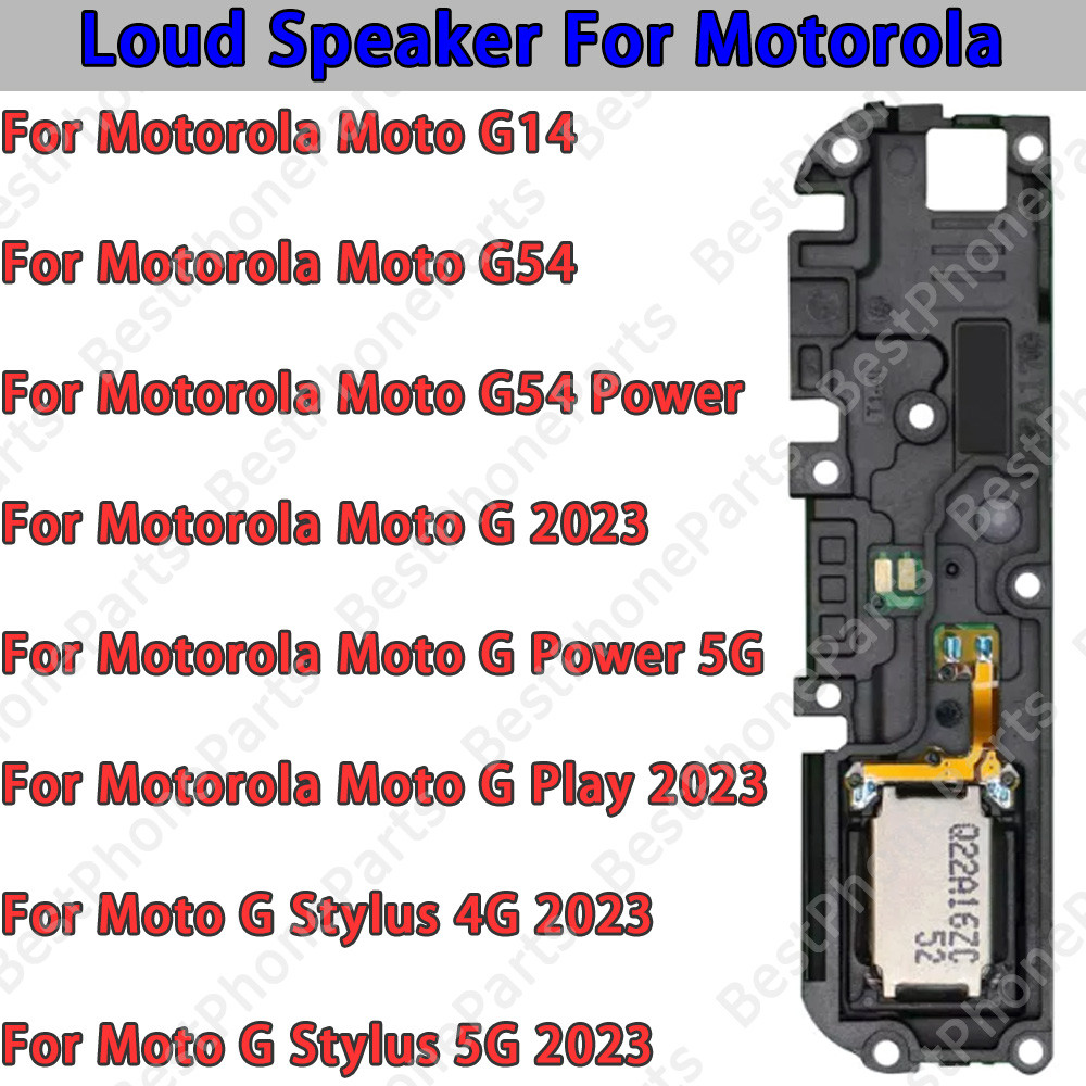 สําหรับ Motorola Moto G54 Power,G14,G 5G,G Play 2023,G 2023,G Stylus 2023 ด้านล่างลําโพงโมดูลเสียงเป