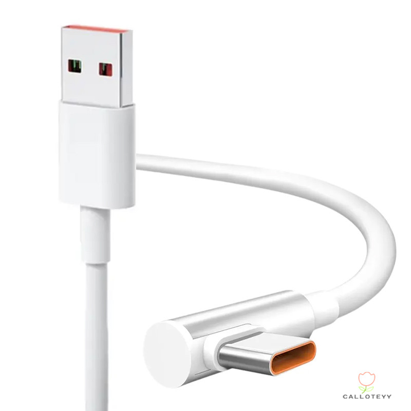 สายชาร์จหัวโค้ง 120W/67W สายชาร์จข้อมูล ทนทาน ชาร์จเร็ว -CY