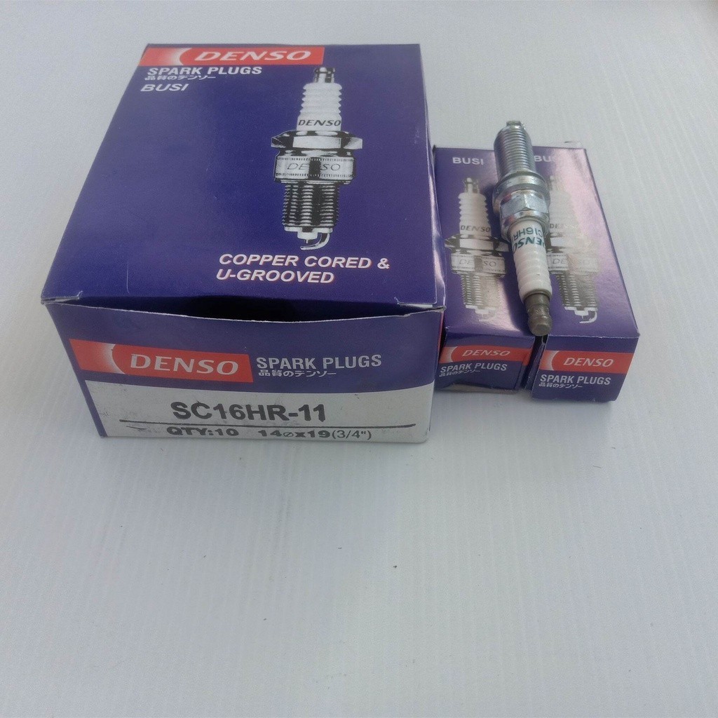 หัวเทียนรถยนต์ SC16HR11 Denso SC16HR-11 Daihatsu Sigra Xenia Dual VVTI Avanza Great Corolla Altis Vi