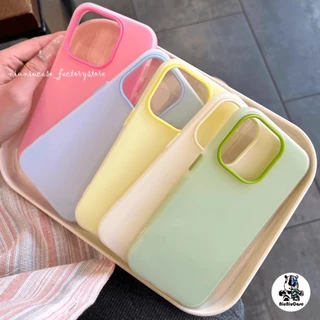 เคสโทรศัพท์แบบ 2 in 1 ซิลิโคนใส เคสเยลลี่ For iPhone 16 15 14 13 12 11 Pro Max X XR XS Max 7 8 6 Plus เคสไอโฟน 13 เคส
