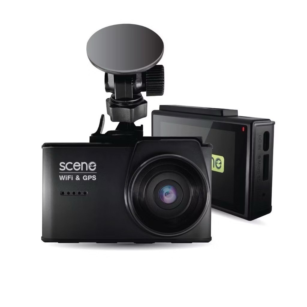 Scene Drive Guard 501 กล้องติดรถยนต์ ความคมชัด 2K I Sony Sensor I หน้าจอ 3 นิ้ว I รองรับ WiFi, GPS