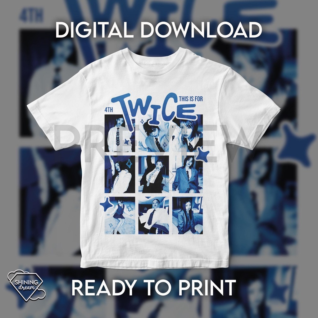 เสื้อยืดอัลบั้มเต็มชุดที่ 4 ของ Twice “This is For”