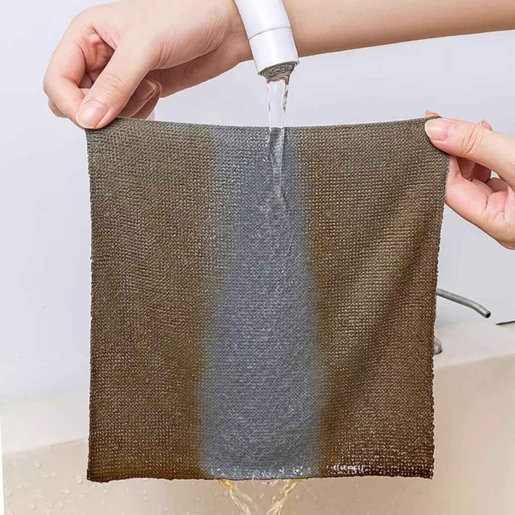 ผ้าทําความสะอาดระบบดึงออก 20-100 ชิ้น | ผ้าขนหนูแบบใช้คู่ไมโครไฟเบอร์ 19x19 ซม. กล่องเก็บสุขอนามัยสําหรับห้องครัว/ห้องน้ํา - รูปที่ 5