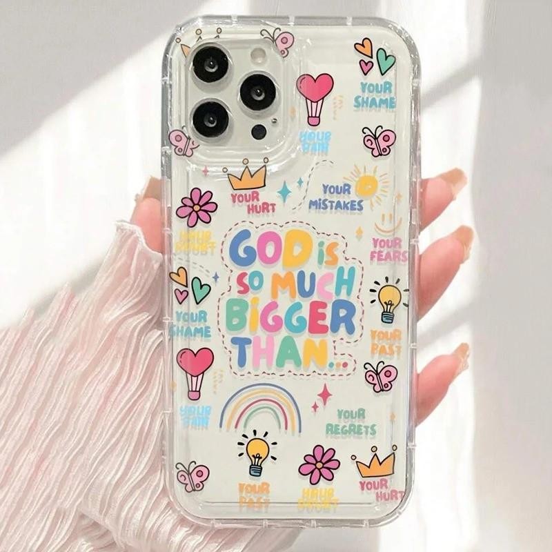 เคส ABC สีสําหรับ iPhone 11Pro 17 16 15 14 13 12 Pro Max XR 7 8 Plus ฝาครอบกันกระแทกปลอกอ่อน