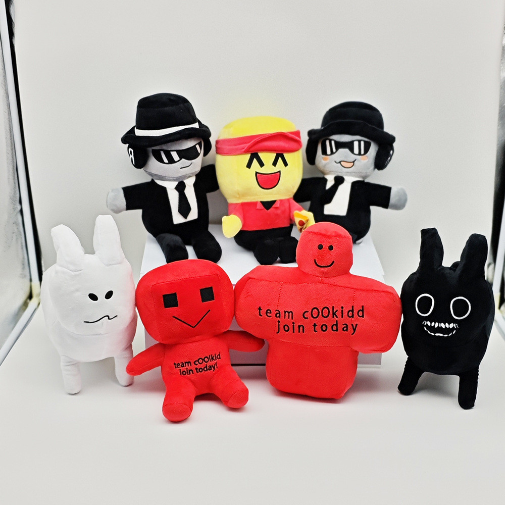 เกม Roblox คลาสสิกตุ๊กตาตุ๊กตาของเล่น Forsaken Chance C00lkidd Plushie ตุ๊กตาตุ๊กตาหมอนโซฟาหมอนตกแต่