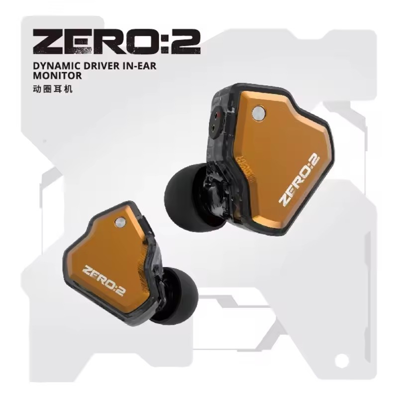 7Hz x Crinacle Zero 2 อัปเดต Headphones10mm Dynamic Driver IEM หูฟังแบบมีสายหูฟังสําหรับเล่นเกมพร้อม