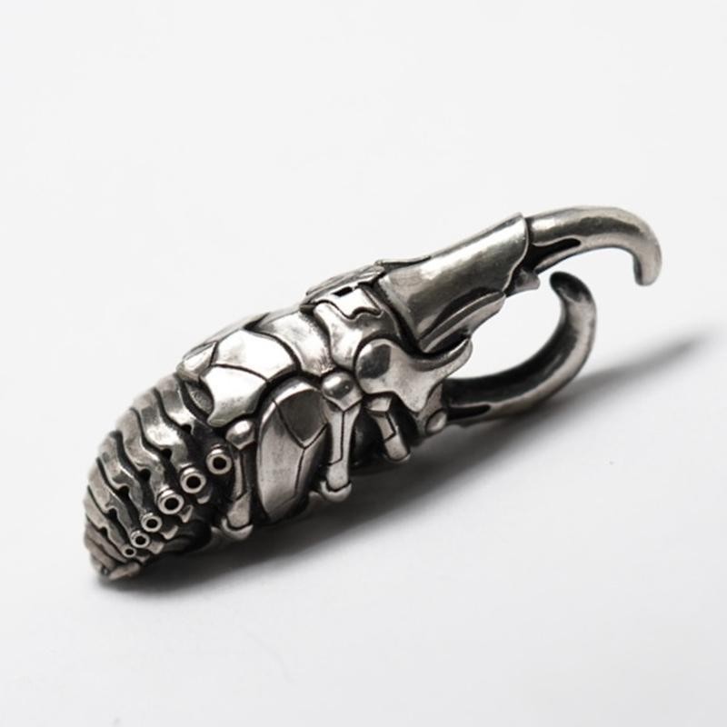 <Iron Heart>Handmade Original Design Jewelry Pendant "Iron Chrysalis"