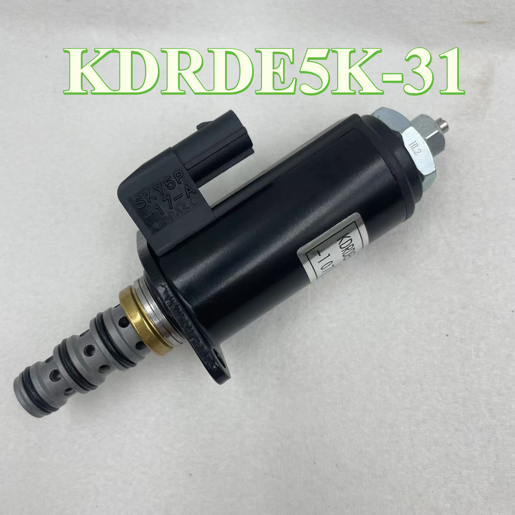 Excavator YN35V00052F1 KDRDE5K-31/30C50-123 Solenoid วาล์วสําหรับ Kobelco SK200-8 SK350-8