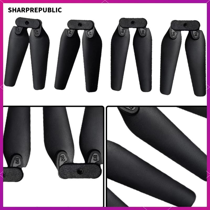 [Sharprepublic] ใบพัด 4 ชิ้น, อุปกรณ์เสริมโดรน, เปลี่ยนสําหรับ E58, E88, E88Pro, E99, , และ