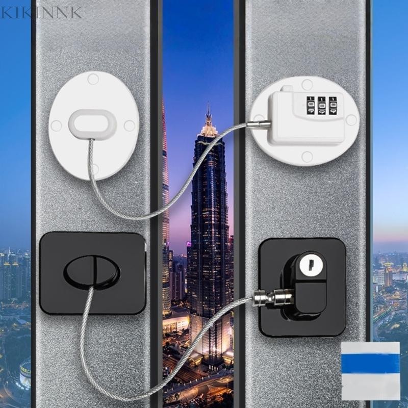 KIKIN Quick ติดตั้ง Childproof Window Lock Home Safety Multifunctional Drawer Lock
