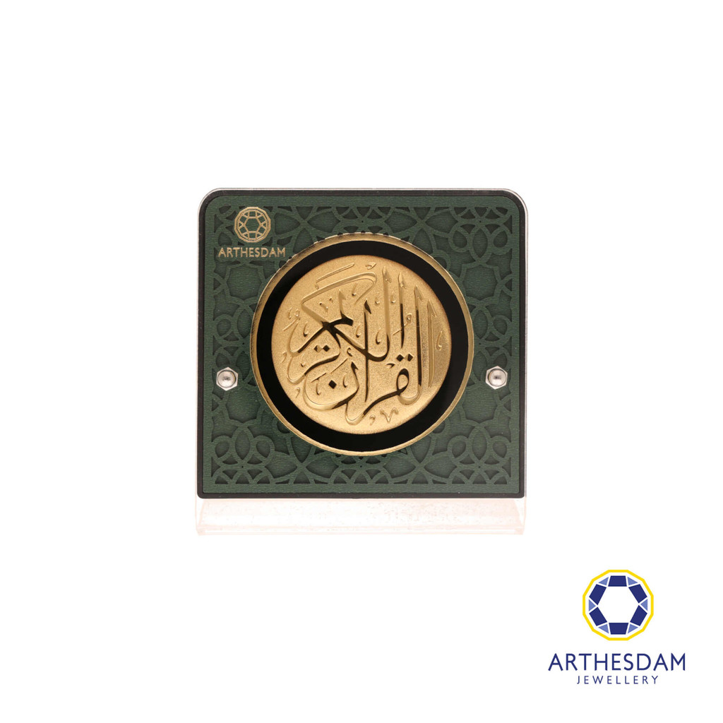 TT4 Arthesdam Jewellery 999 Gold อิสลาม Quran Display Frame