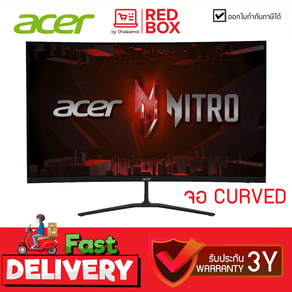 ACER Nitro Gaming Monitor 31.5'' ED320Q X2BMIIPX VA FHD 240Hz AMD FREESYNC PREMIUM