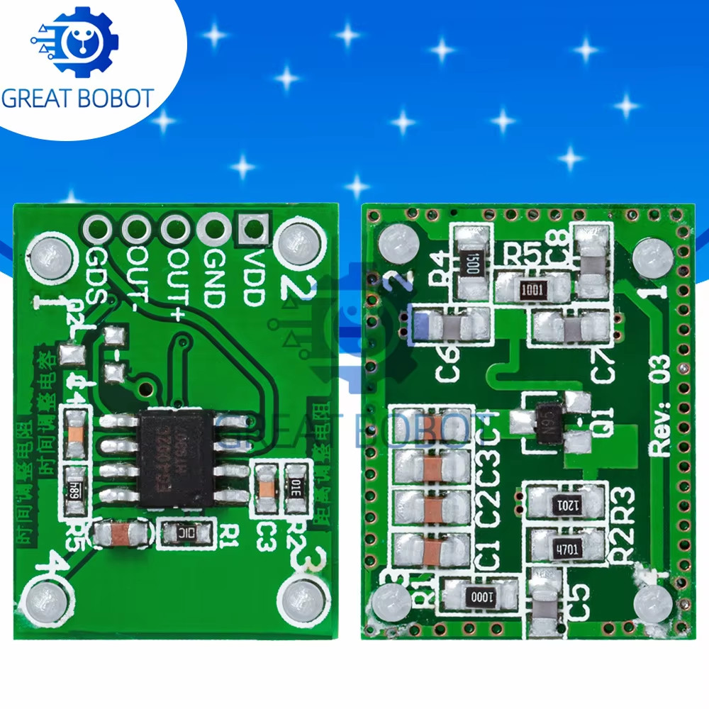 ‌LV002 6-40V Doppler Radar Sensor (8-15M) - IP67 เครื่องตรวจจับการเคลื่อนไหวไมโครเวฟพร้อมฝน/สัตว์เล็