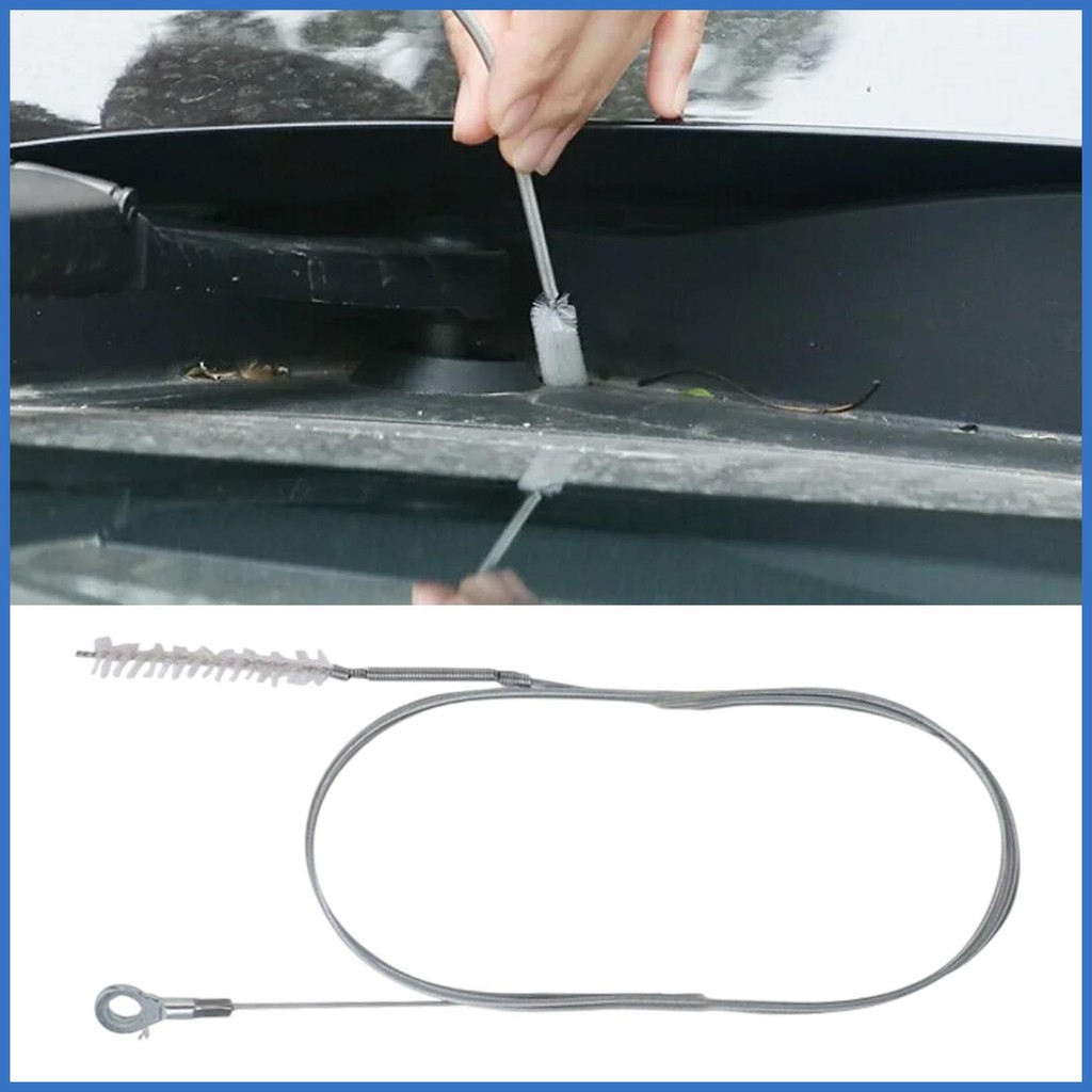 Sunroof ท่อระบายน้ําเครื่องมือทําความสะอาดสําหรับรถยนต์ผอมท่อทําความสะอาดเครื่องมือ 59 นิ้ว Auto Sun