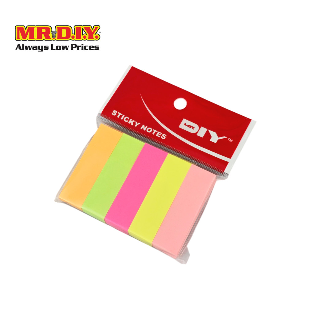 [4 แพ็ก] MR.D.I.Y กระดาษโน๊ตอินเด็กซ์ กาวในตัว จำนวน 5 สี/แพ็ก - รูปที่ 3