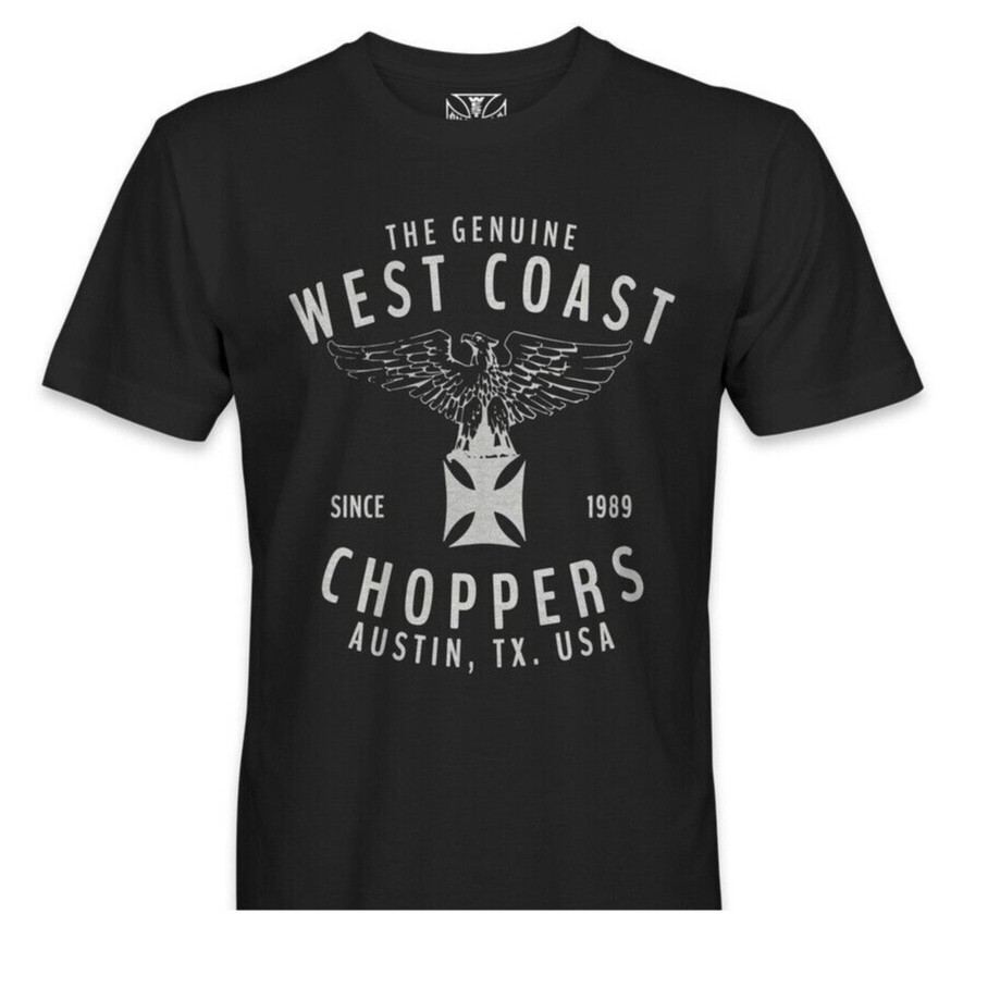 Cotton 100% West Coast Choppers Mens Racing T-Shirt2025