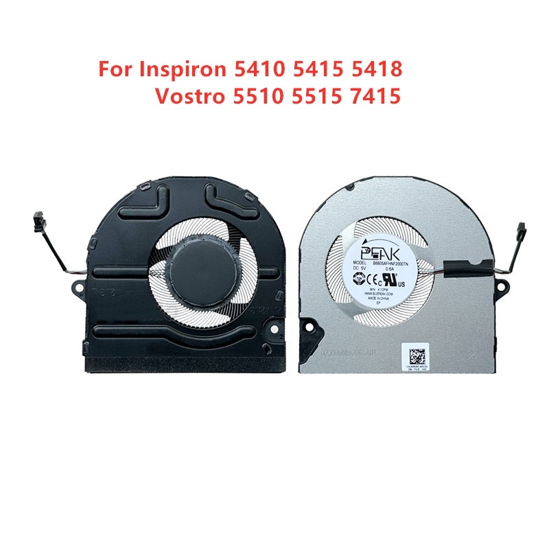 แล็ปท็อปใหม่ CPU Cooling Fan Cooler สําหรับ DELL Inspiron 5410 5415 5418 vostro 5510 5515 7415 5518 