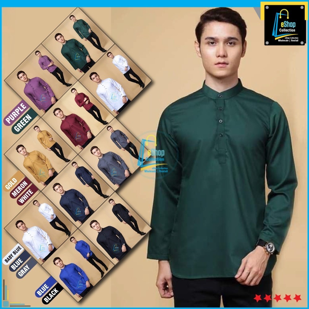 KURTA LELAKI PLUS SIZE Exclusive Osaka Kain S, M, L, XL, 2XL , 3XL , 4XL, 5XL, 6XL Size S-6XL KURTA 