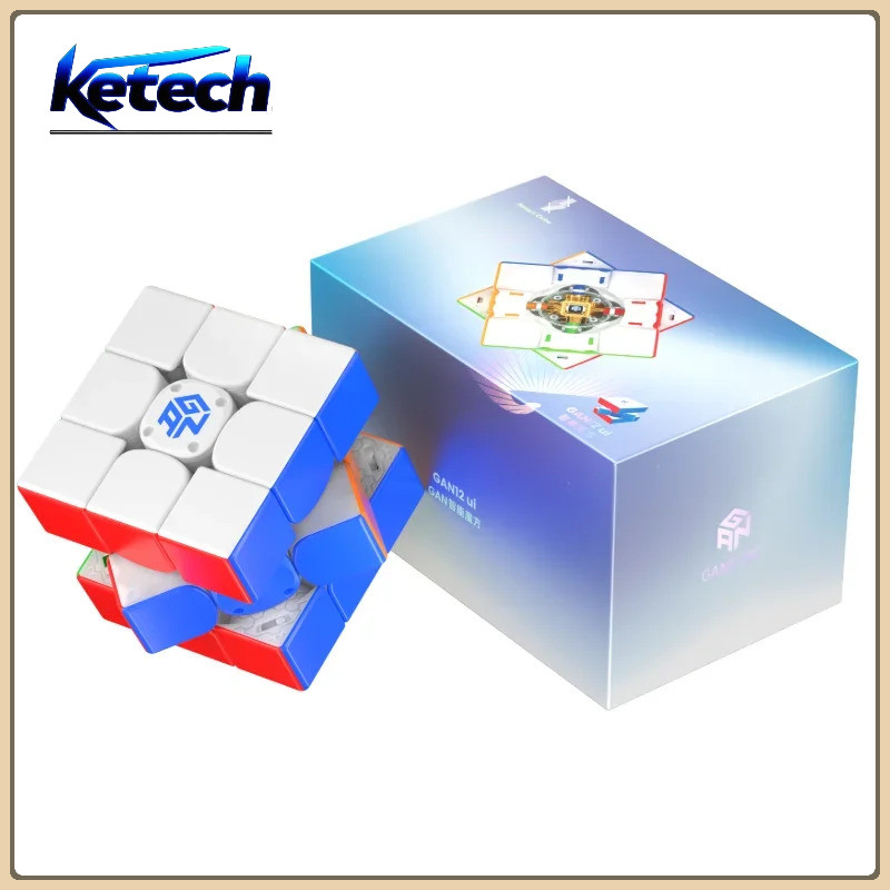 GAN 12UI SP 3x3 สมาร์ท Cube Magnetic Magic Speed Cube สติกเกอร์อัจฉริยะ Professional Fidget ของเล่น