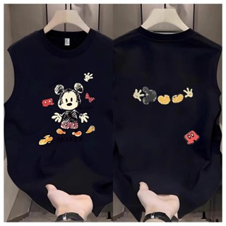 พร้อมส่งในไทย เสื้อกล้ากีฬา เสื้อกล้ามลำลอง เสื้อแขนกุดมิกกี…