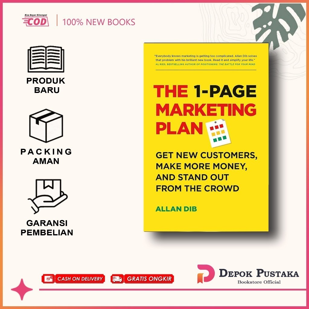 แผนการตลาด 1-Page โดย Allan Dib