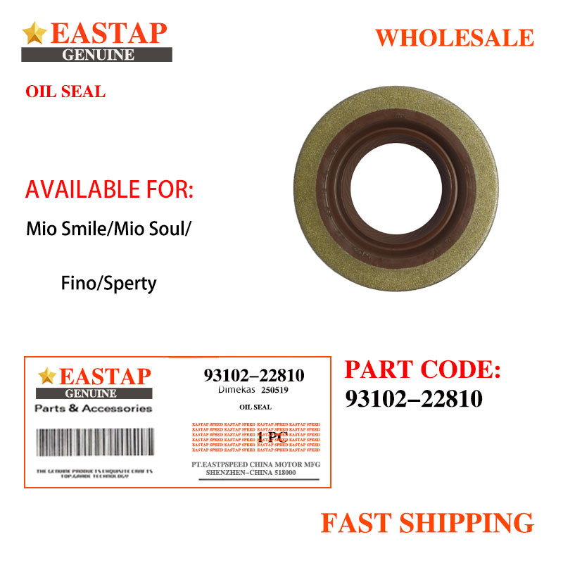 93102-22810 ซีลน้ํามันรอกด้านซ้าย/CRANKCASEสําหรับ SPORTY NOUVO Z 22x35x9