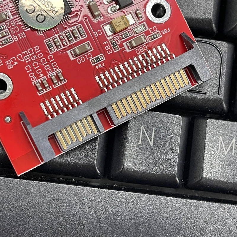 CF to SATA Converter Riser CF Compact Flash Merory Card ถึง 22Pin อะแดปเตอร์ CF ถึง Serial ATA SATA3 การ์ดขยายพอร์ต JM20330 ชิป - รูปที่ 5