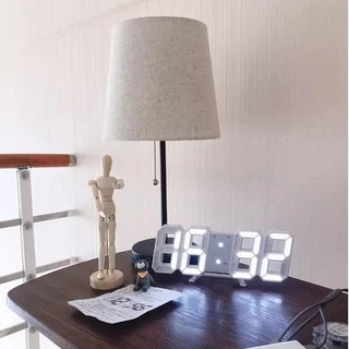 นาฬิกาดิจิตอล นาฬิกา LED นาฬิกาตั้งโต๊ะ ระบบแสดงเวลาใหญ่ชัดเจน Wall Clock มีให้เลือก 2 แบบ ขอบสีขาวและขอบสีดำ