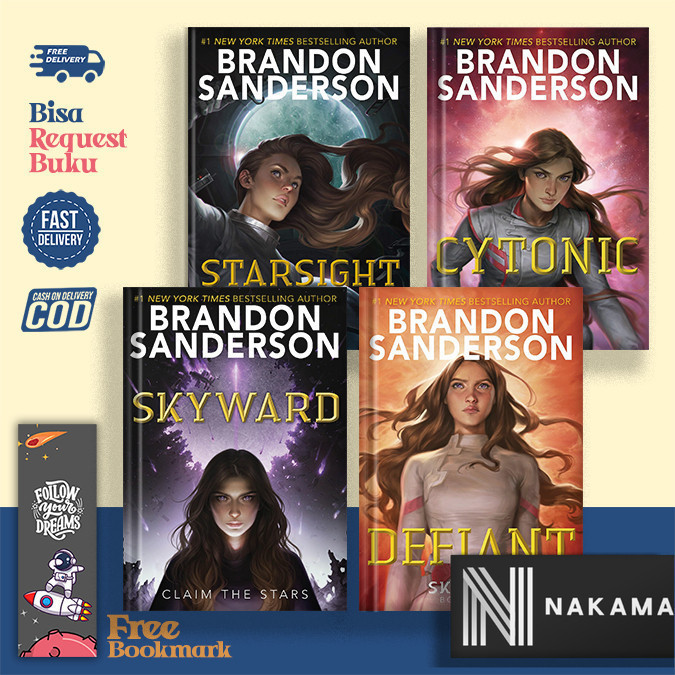 Skyward (4 เล่มซีรีส์) Skyward | ดวงดาว | ไซโทนิค | Defiant โดย Brandon Sanderson