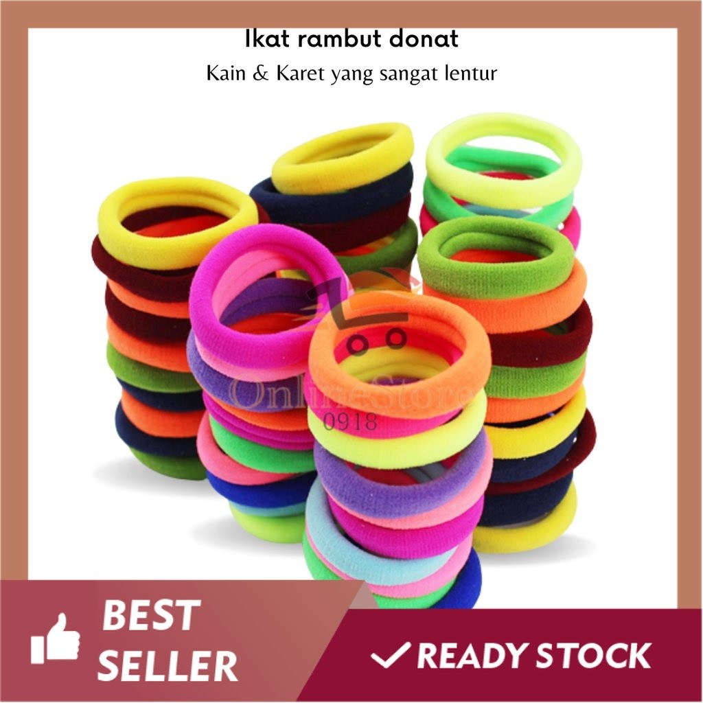 OS - G305 - DONUT HAIR BAND KOREAN HAIR BAND HAIR BAND HAIR BAND HAIR BAND HAIR BAND