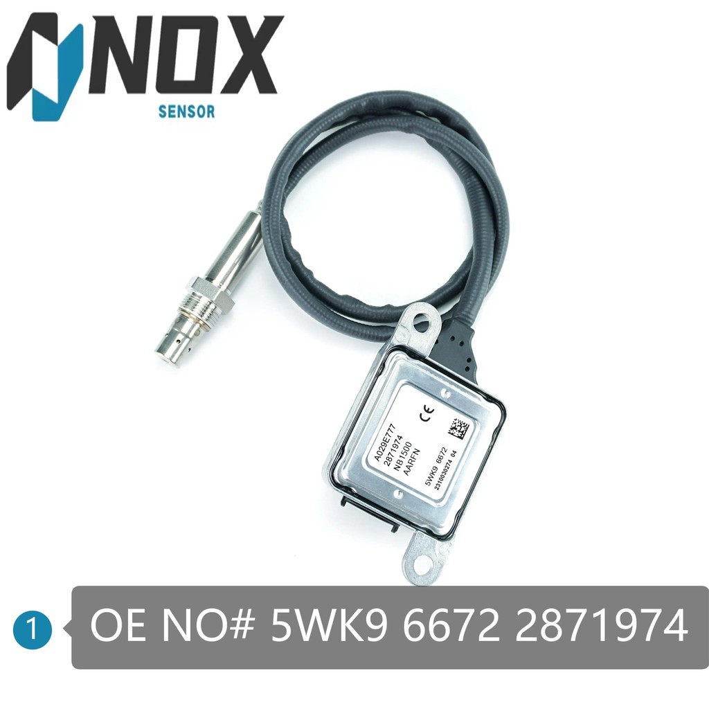 5WK96672 NOx Sensor ใหม่ A029E777 คุณภาพสูง 12V ไนโตรเจนออกไซด์เซ็นเซอร์ 5WK9 6672 2871974 Fit For C