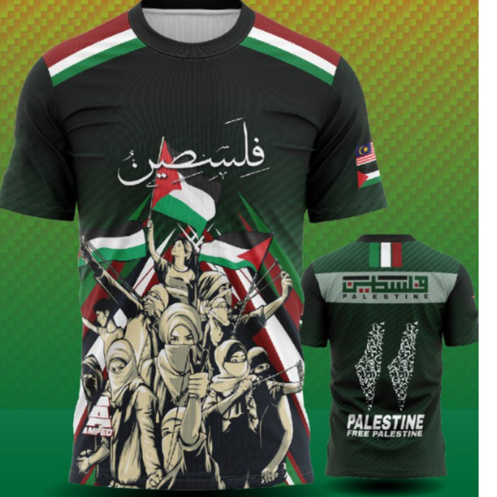 เสื้อยืด PALESTINE PRAY ออกแบบใหม่สำหรับผู้ชาย