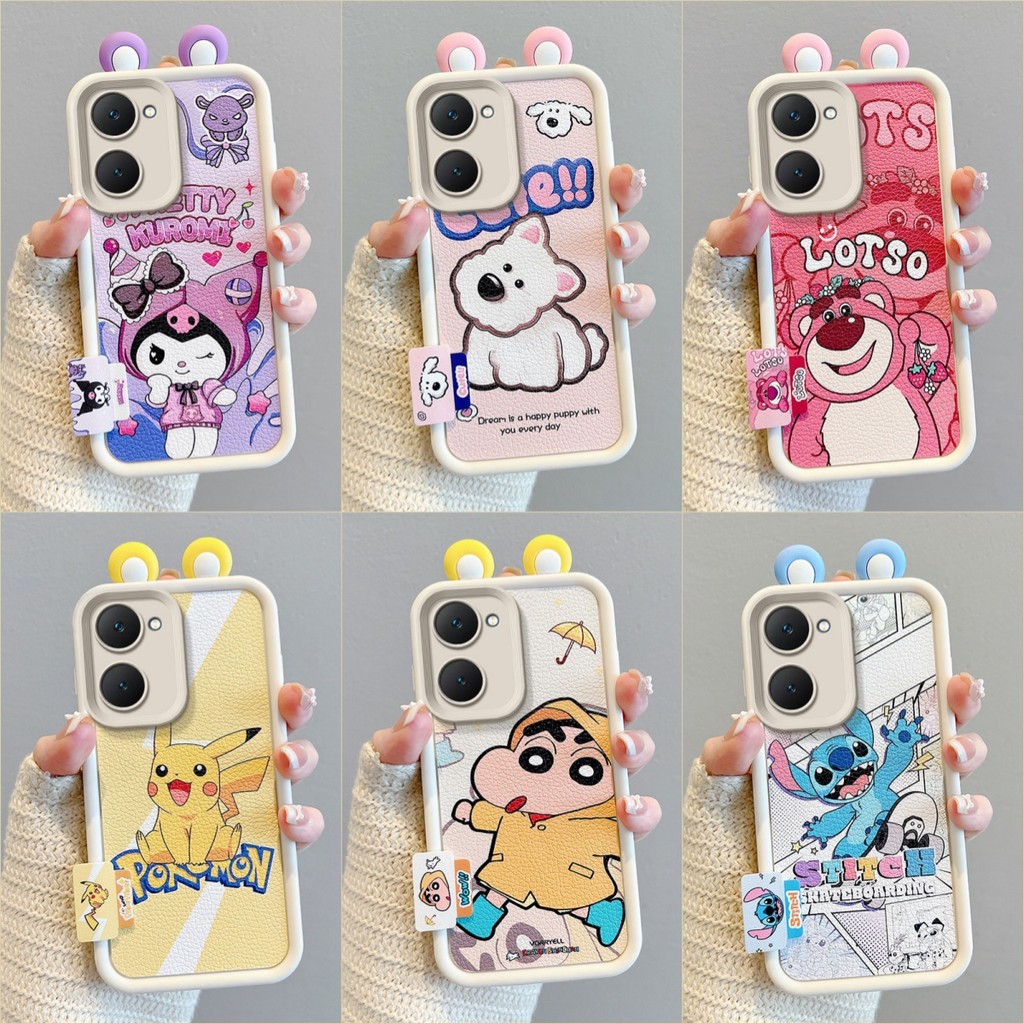 เคส VIVO Y18 Y18s สติ๊กเกอร์การ์ตูนน่ารัก เคสซิลิโคนนิ่ม