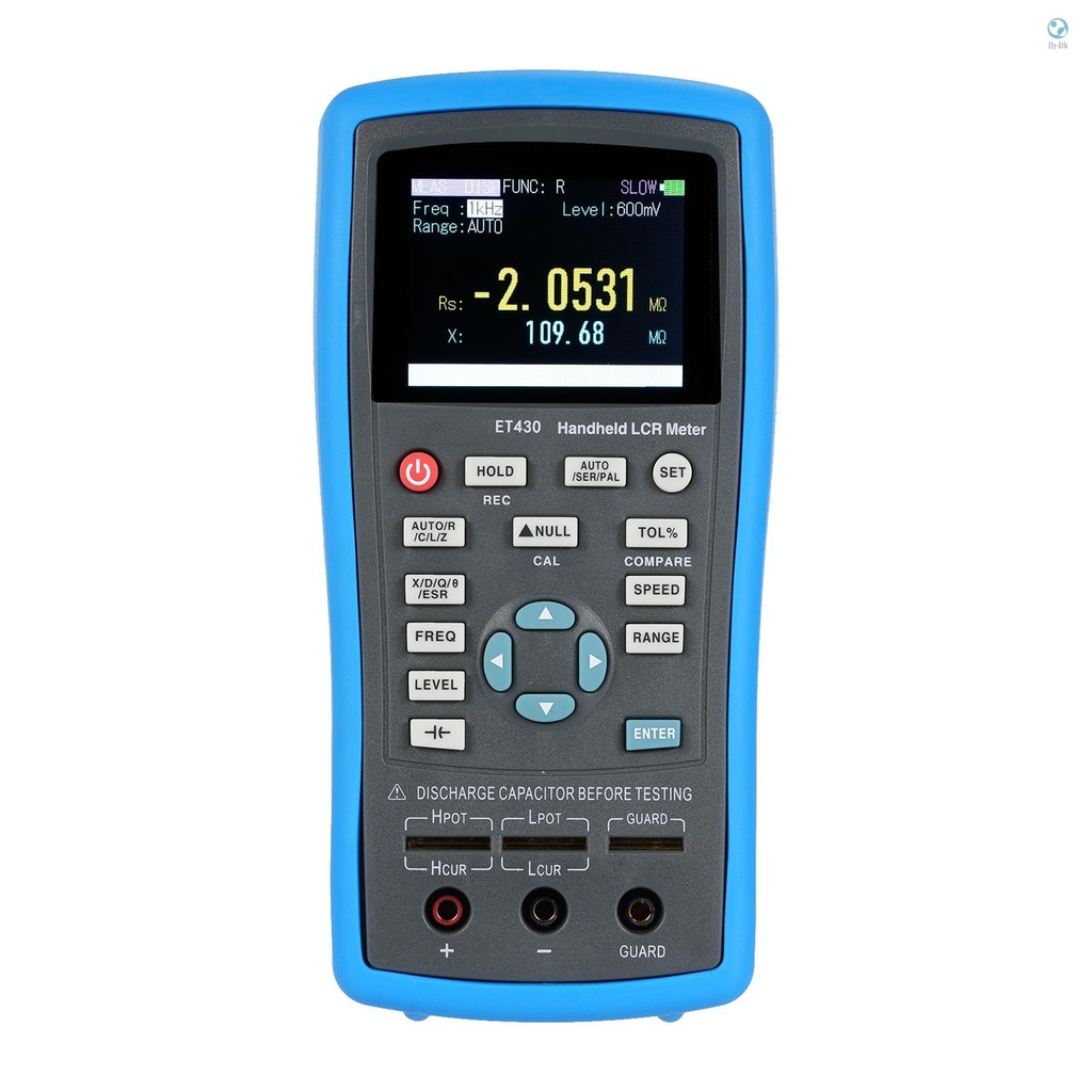 2.5 นิ้ว LCD Digital Handheld 100kHz LCR Meter LCR มัลติมิเตอร์เครื่องทดสอบสําหรับเหนี่ยวนําความจุคว