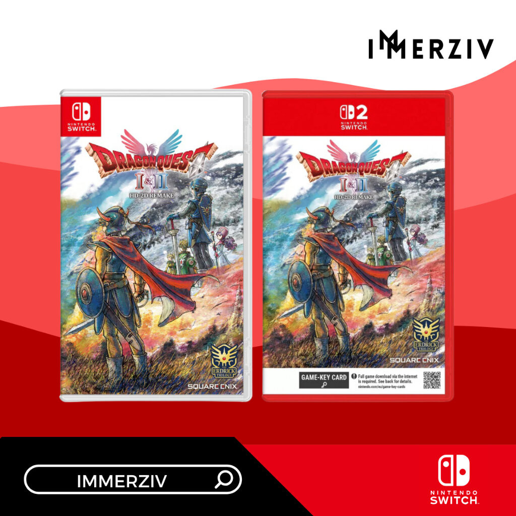 (PRE-ORDER 30 OCT 2025) SWITCH DRAGON QUEST I & II HD-2D REMAKE (R3/ASIA) (GAME) (ENG)