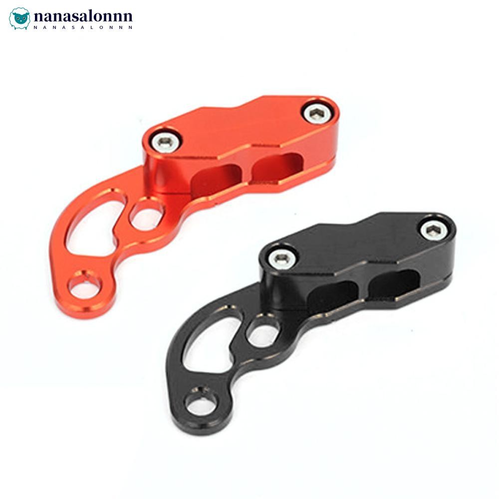 NANASALONNN รถจักรยานยนต์ CNC ด้านหน้า Dual Hole สายเบรคท่อ Clamp สําหรับ YAMAHA MT07 R6 R3 MT 03/07