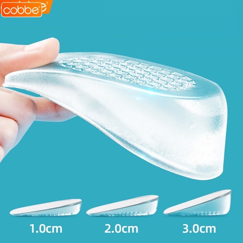 Cobbe แผ่นเสริมส้นรองเท้า แผ่นซิลิโคนเสริมส้น