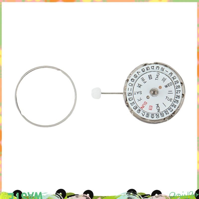 Miyota 8205 การเคลื่อนไหวนาฬิกาอัตโนมัติ 3 มือวันที่/วันปฏิทินคู่