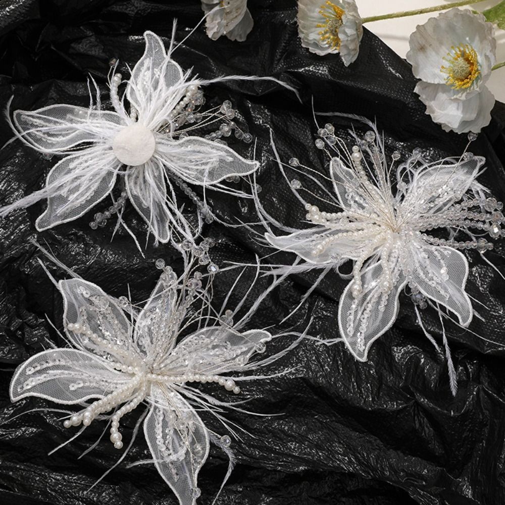 ALLUCK Organza ดอกไม้ Patch รูปที่ 6