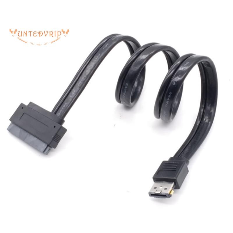 [Quick U]7+15Pin HDD to Power ESATA Adapter Power Esata USB 2.0 5V 12V Combo ถึง 2.5 นิ้ว 3.5 นิ้ว 2