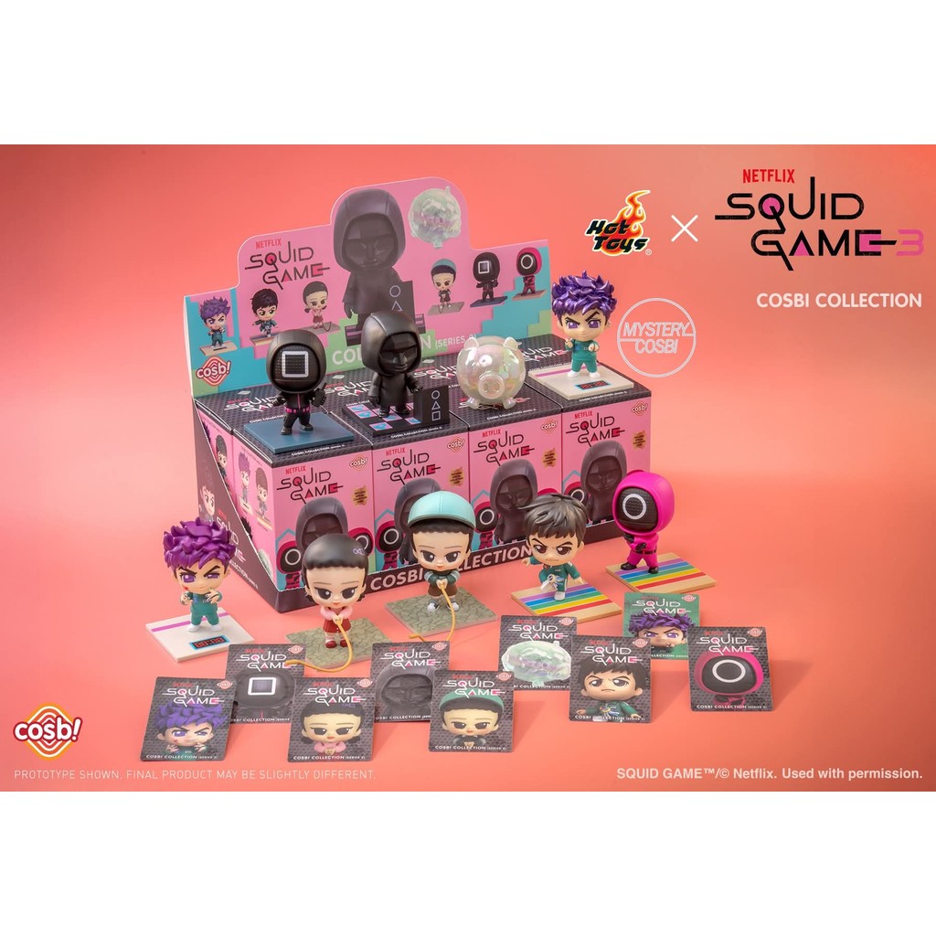 (พร้อมส่งจากไทย) Hot Toys Cosbi Squid Game 3 series CosBaby เลือกตัว เช็คการ์ด ไม่แกะตัว พร้อมส่ง